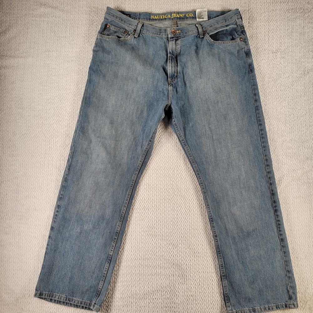 Nautica Jean Co. relaxed fit blue jeans size 40X30